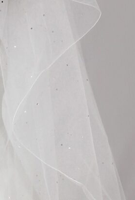 Luxe Satin Band Veil - Emma Bridals